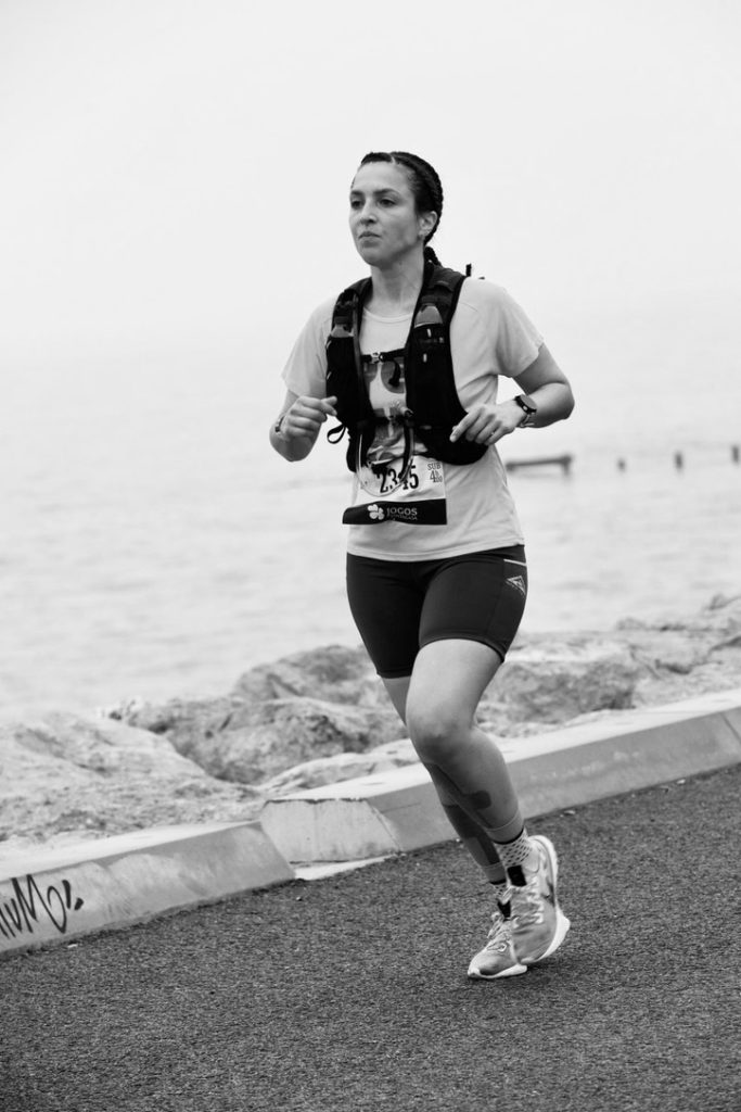 Alicia au marathon de Lisbonne